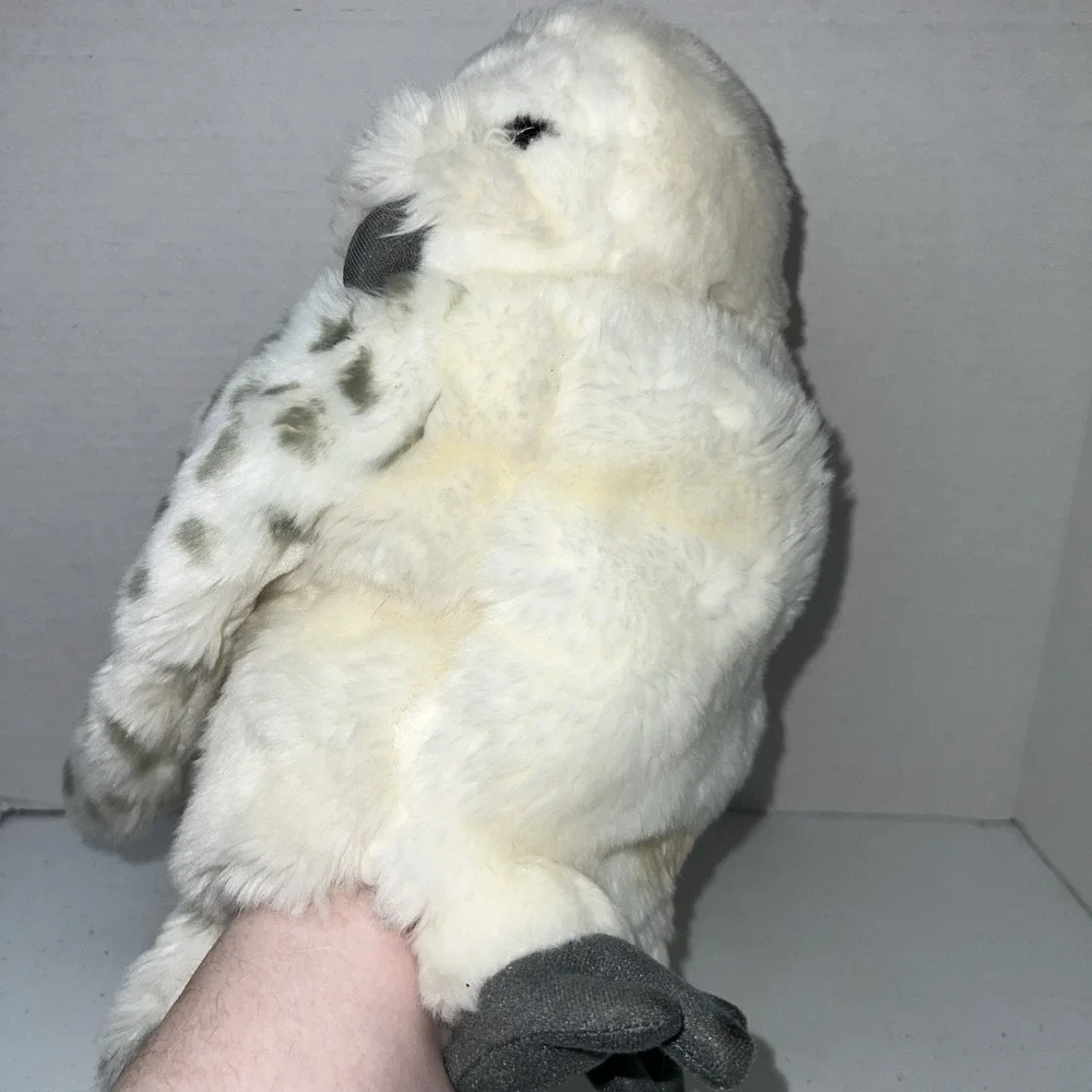 Harry Potter Hedwig Owl Plush Hand Puppet Plush Swivel Head 12